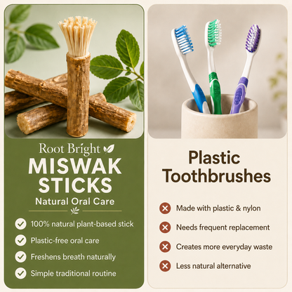 Root Bright - Natural Miswak Toothbrush